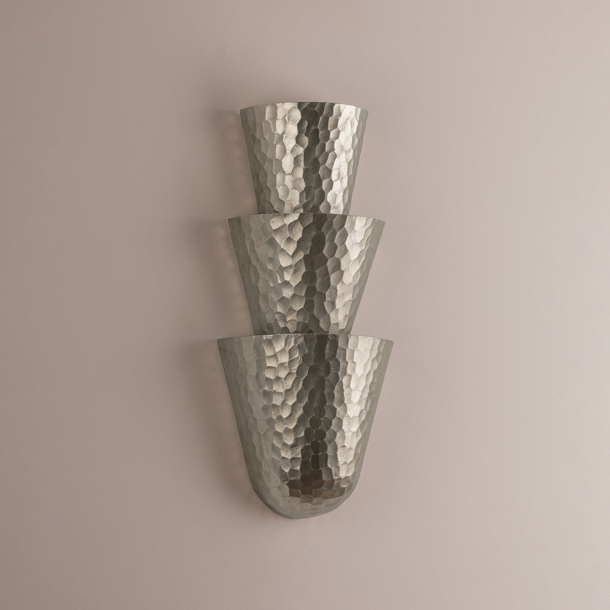 Corbett Bucharest Wall Sconce Warm Silver Leaf