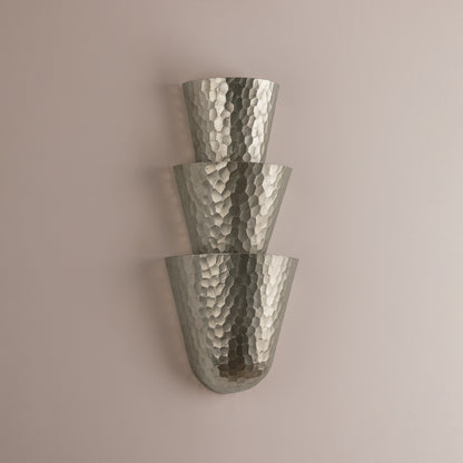 Corbett Bucharest Wall Sconce Warm Silver Leaf