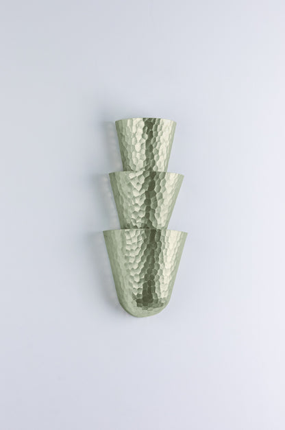 Corbett Bucharest Wall Sconce Warm Silver Leaf