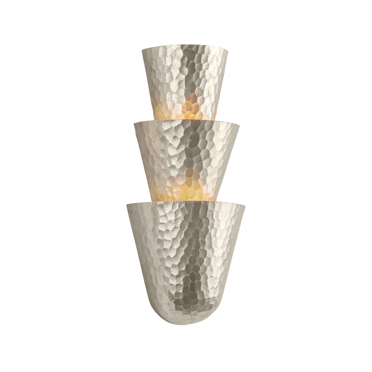 Corbett Bucharest Wall Sconce Warm Silver Leaf