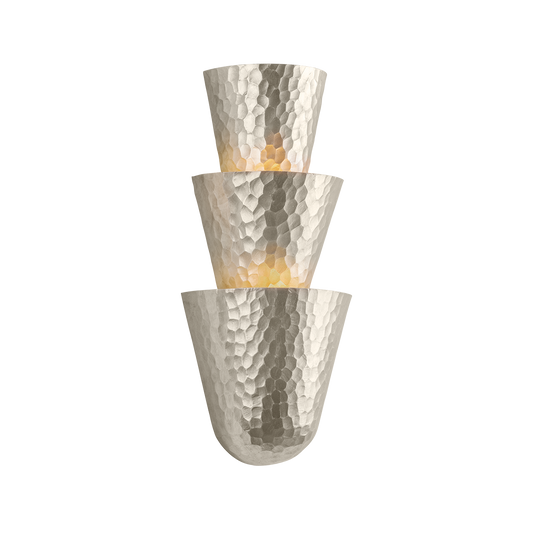 Corbett Bucharest Wall Sconce Warm Silver Leaf