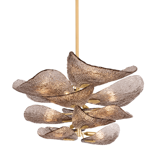 Corbett Cardiff Chandelier Vintage Gold Leaf
