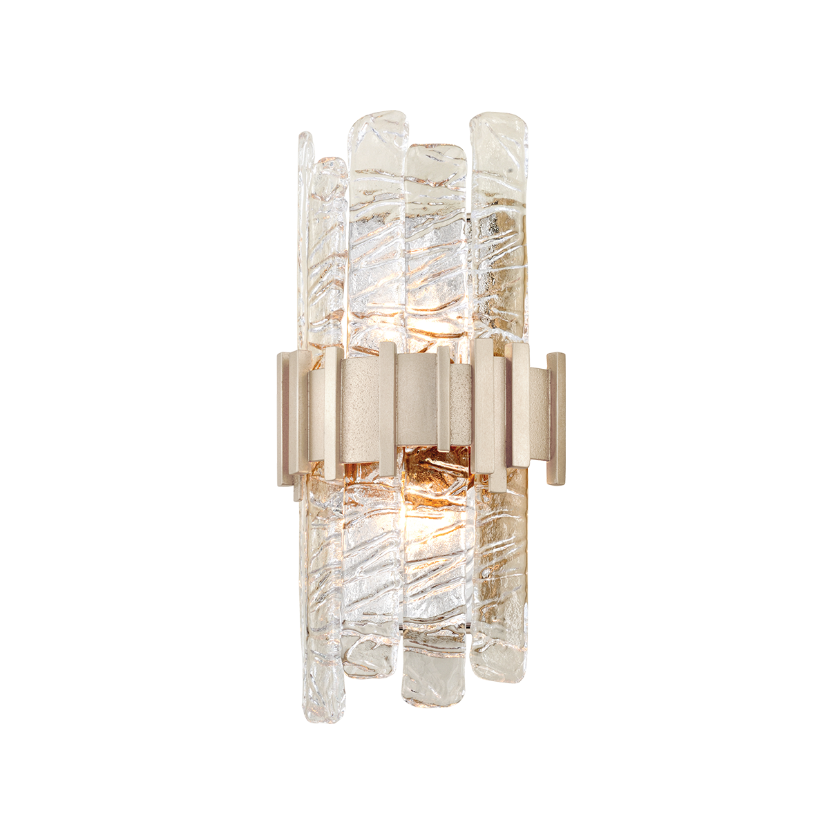Corbett Ciro Wall Sconce Warm Silver Leaf
