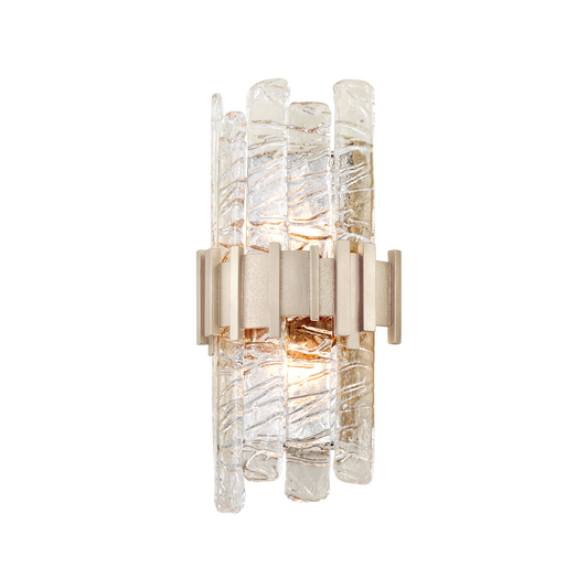 Corbett Ciro Wall Sconce Warm Silver Leaf