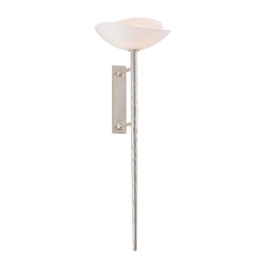 Corbett Coppa Wall Sconce Warm Silver Leaf