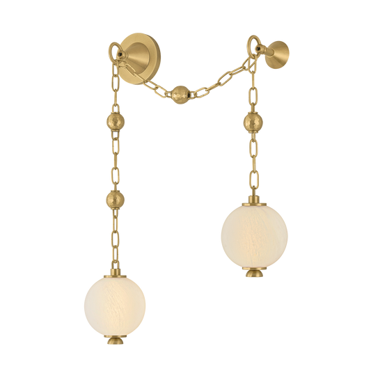 Corbett Corda Wall Sconce Vintage Brass