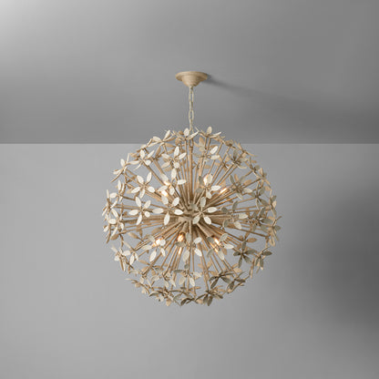 Corbett Corfu 10-Light Chandelier Ivory Coco