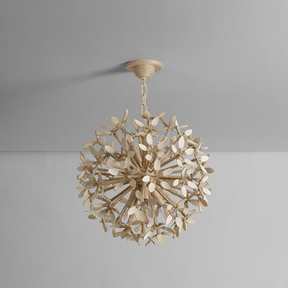 Corbett Corfu 8-Light Chandelier Ivory Coco
