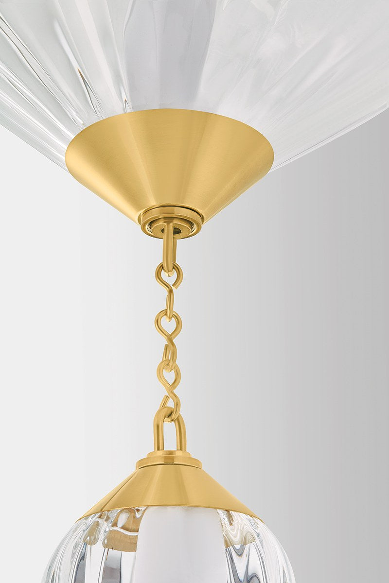 Corbett Fiorello Chandelier Vintage Polished Brass