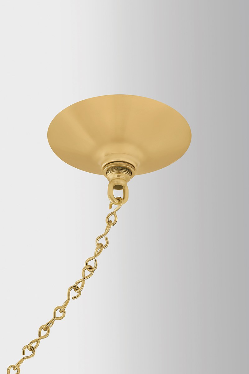 Corbett Fiorello Pendant Vintage Polished Brass