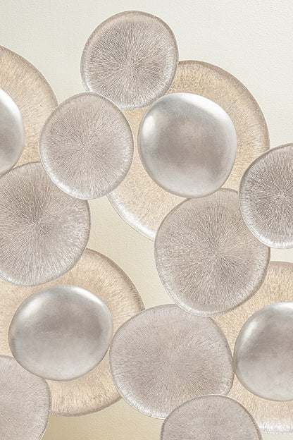 Corbett Fistral 7-Light Semi-Flush Mount Textured Warm Silver Leaf