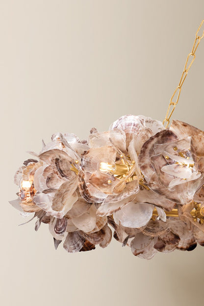 Corbett Galle 14-Light Chandelier Vintage Gold Leaf