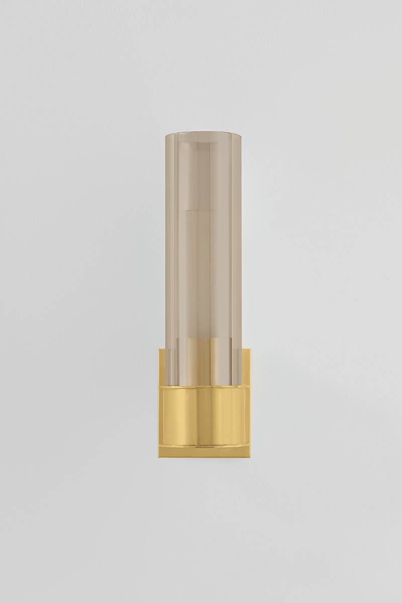 Corbett Granada 1-Light Wall Sconce Vintage Polished Brass