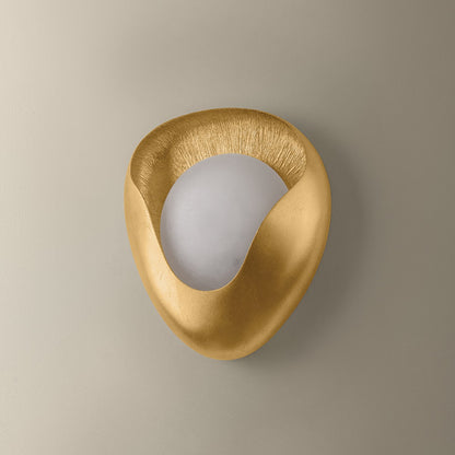 Corbett Hina Wall Sconce Vintage Gold Leaf