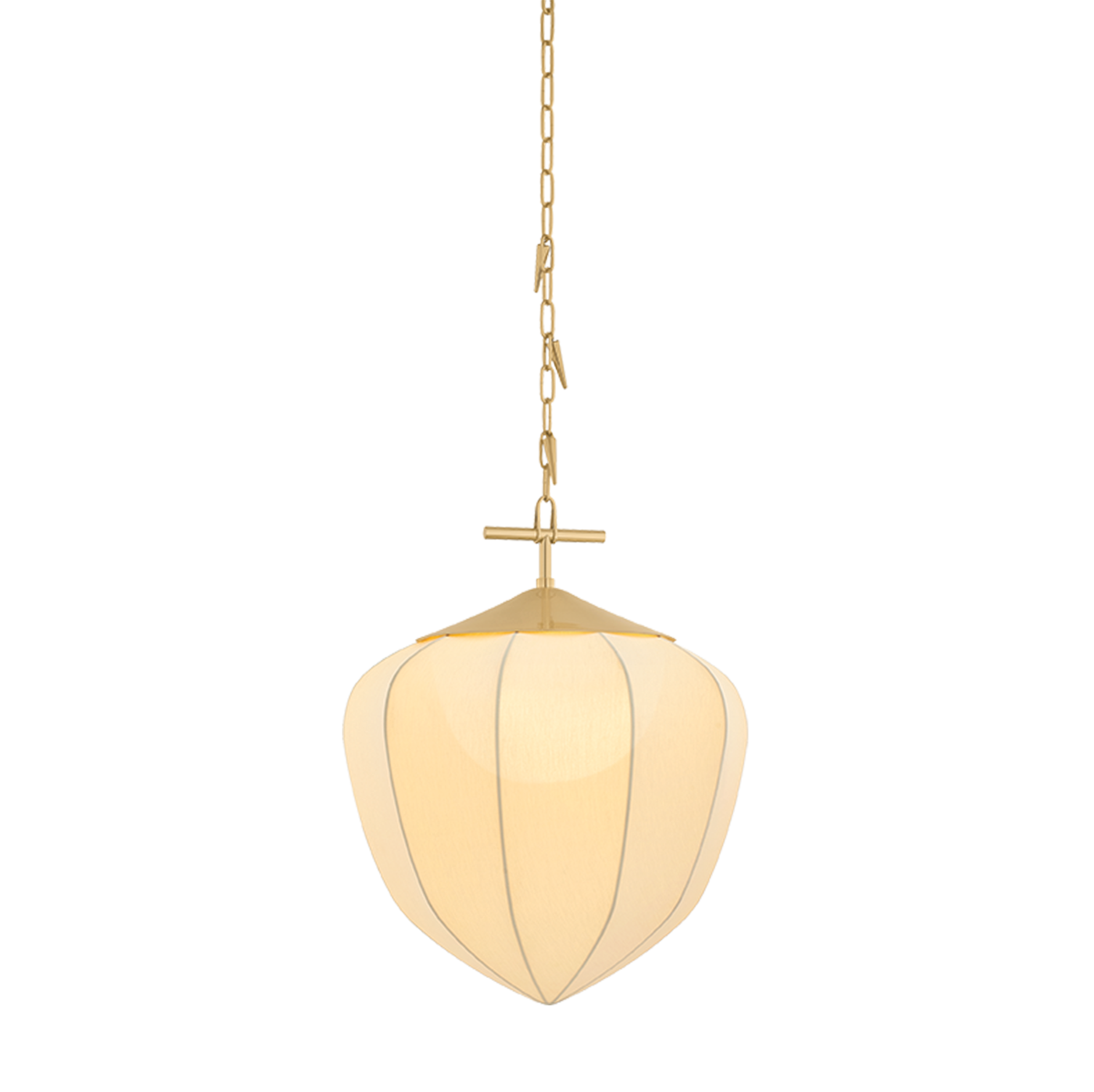 Corbett Hoshi 20.75" Pendant Vintage Brass