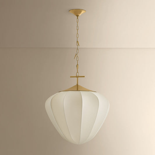 Corbett Hoshi 28.25" Pendant Vintage Brass