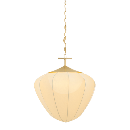 Corbett Hoshi 28.25" Pendant Vintage Brass
