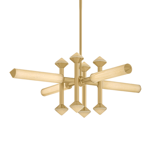 Corbett Hydra Chandelier Vintage Brass