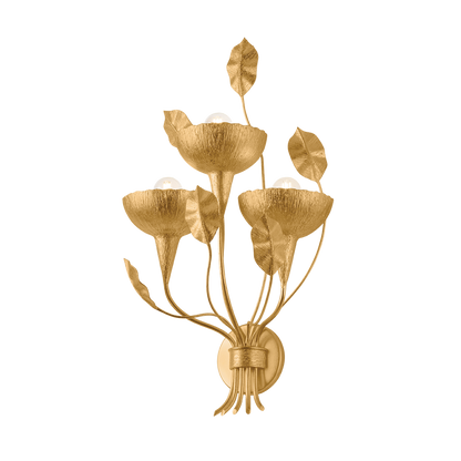 Corbett Innsbruck Wall Sconce Vintage Gold Leaf