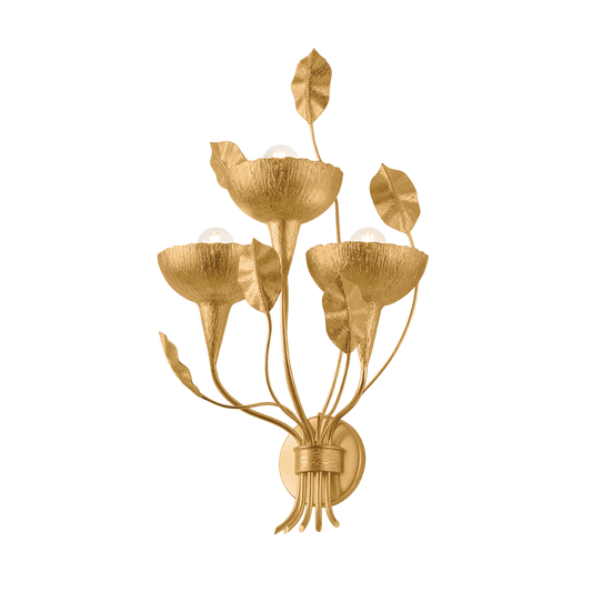 Corbett Innsbruck Wall Sconce Vintage Gold Leaf