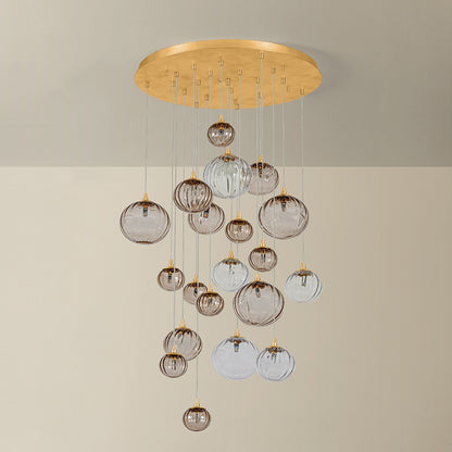 Corbett Istanbul 20-Light Chandelier Vintage Gold Leaf