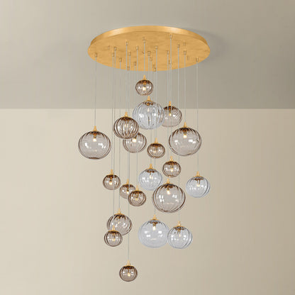 Corbett Istanbul 20-Light Chandelier Vintage Gold Leaf