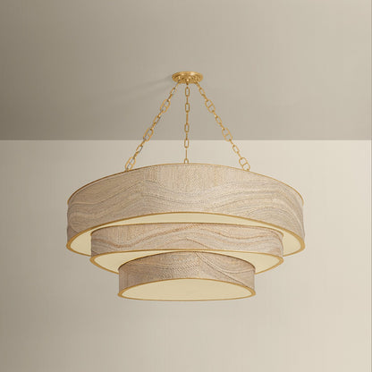 Corbett Kiso 12-Light Chandelier Vintage Gold Leaf