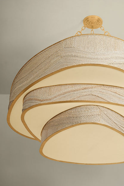 Corbett Kiso 12-Light Chandelier Vintage Gold Leaf