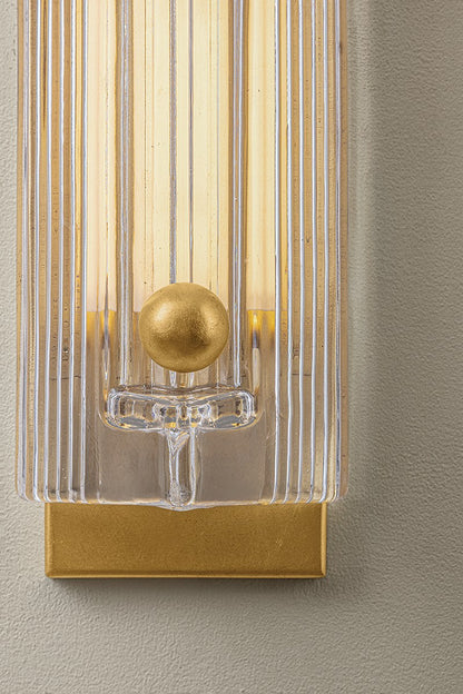 Corbett Konstanze Wall Sconce Vintage Gold Leaf
