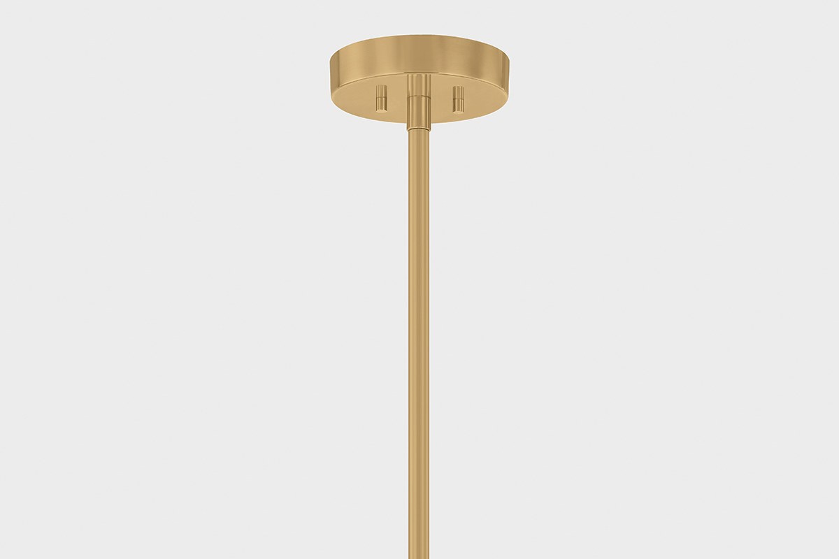 Corbett Krakow Chandelier Vintage Brass