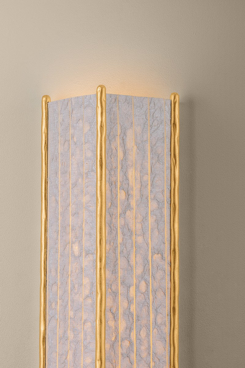 Corbett Mostar Wall Sconce Vintage Gold Leaf