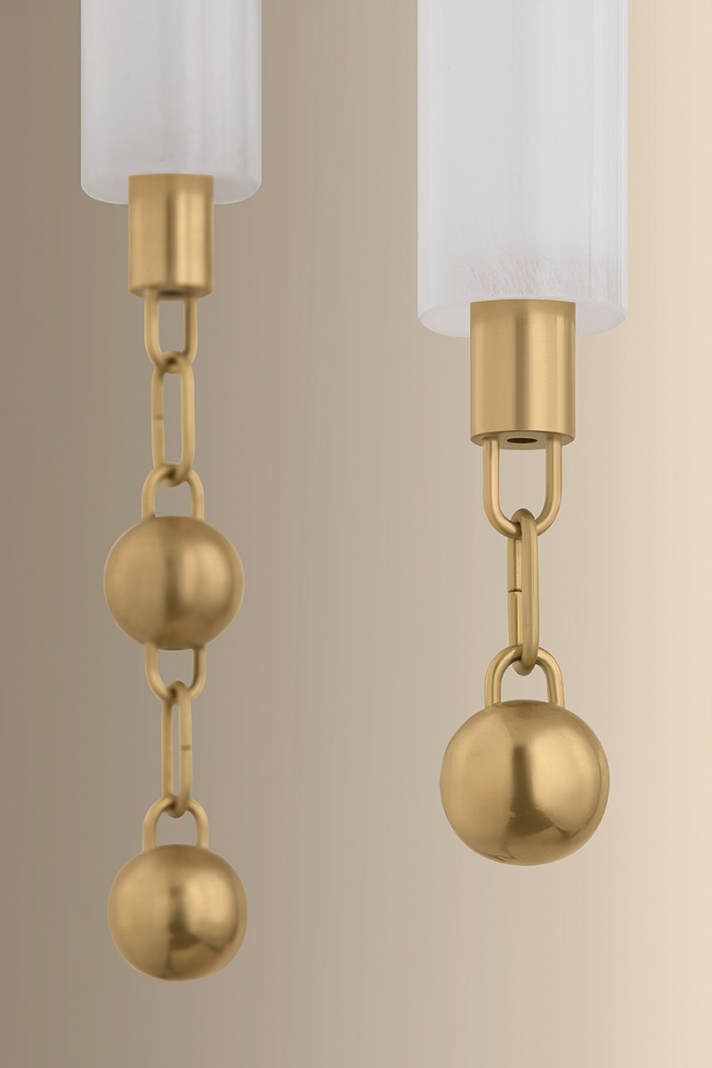 Corbett Parigi 27.5" Chandelier Vintage Brass