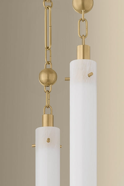 Corbett Parigi 27.5" Chandelier Vintage Brass