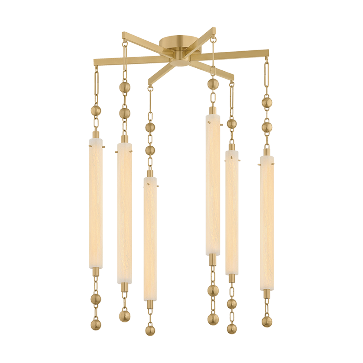 Corbett Parigi 27.5" Chandelier Vintage Brass