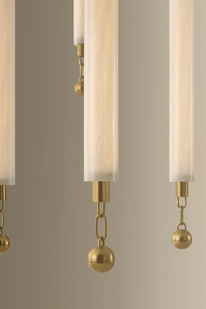 Corbett Parigi 39.25" Chandelier Vintage Brass