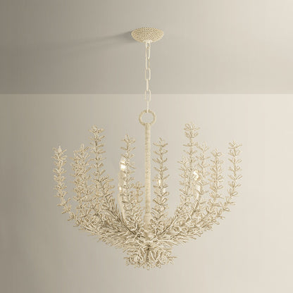 Corbett Pedrillo 6-Light Chandelier Cream Plaster
