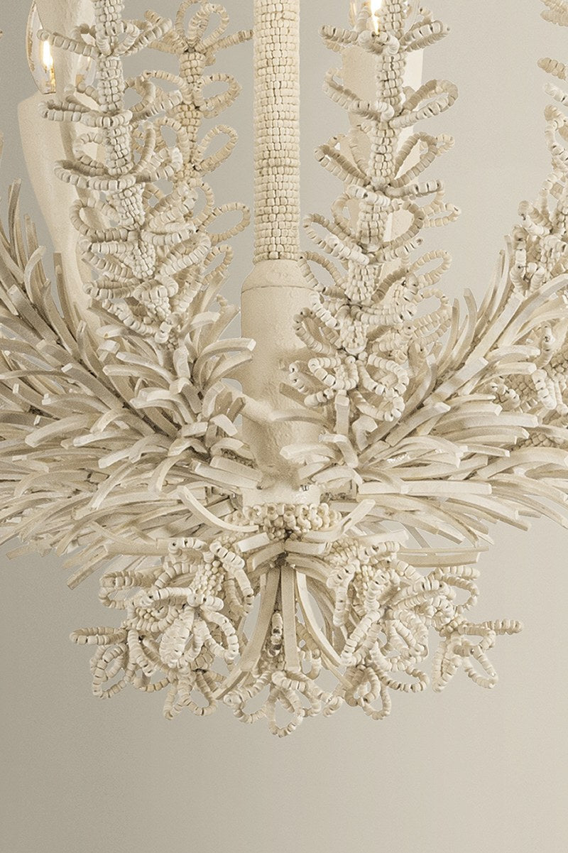Corbett Pedrillo 6-Light Chandelier Cream Plaster