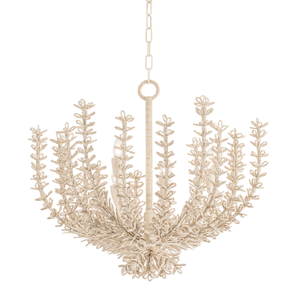 Corbett Pedrillo 6-Light Chandelier Cream Plaster