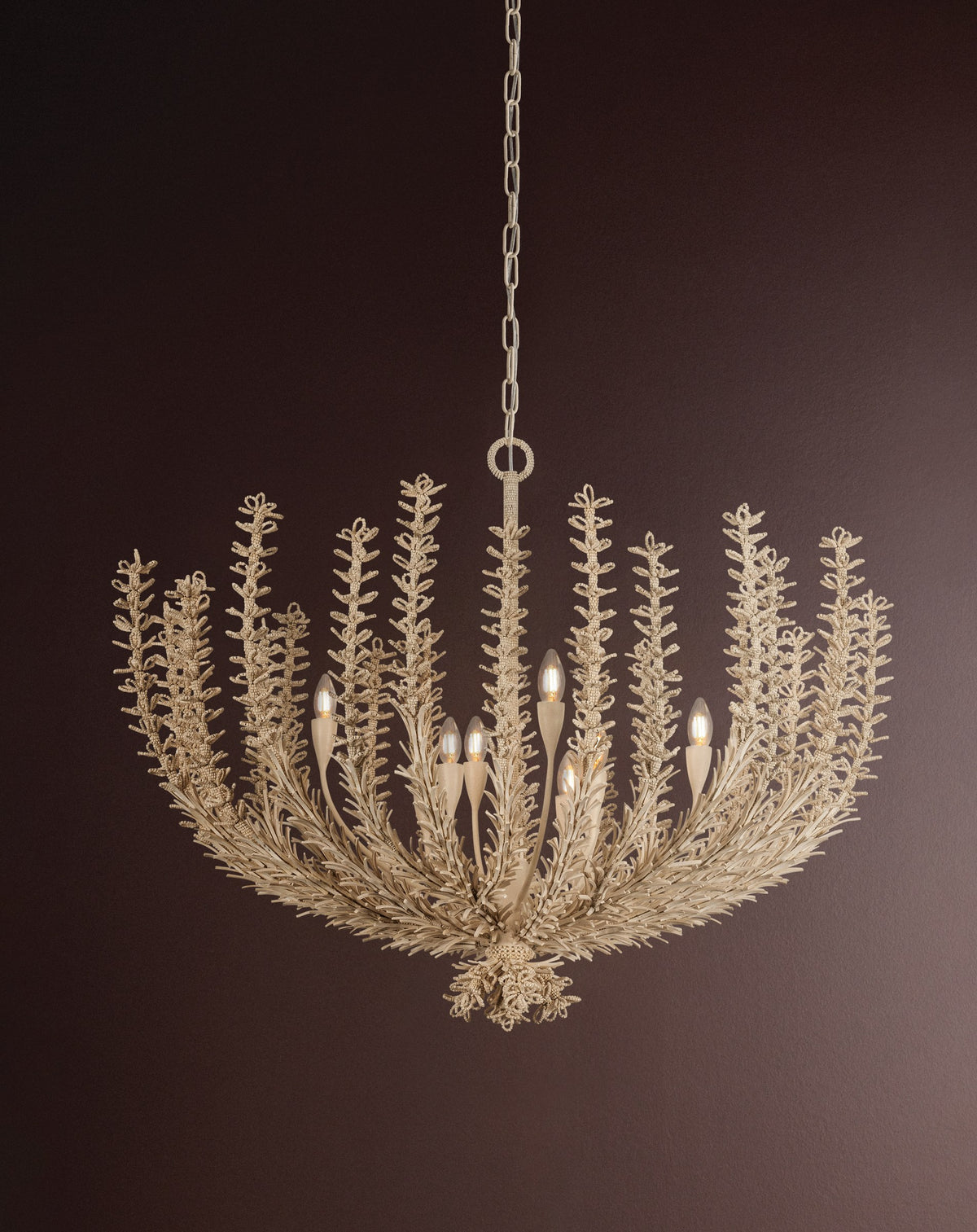 Corbett Pedrillo 8-Light Chandelier Cream Plaster