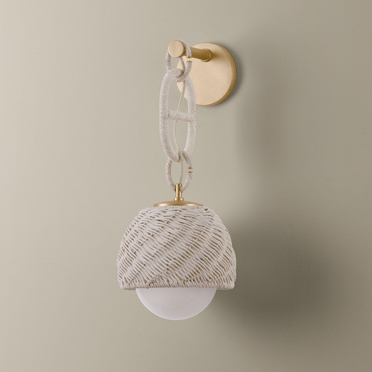 Corbett Piasu Wall Sconce Champagne Leaf