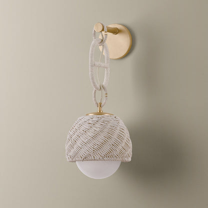 Corbett Piasu Wall Sconce Champagne Leaf