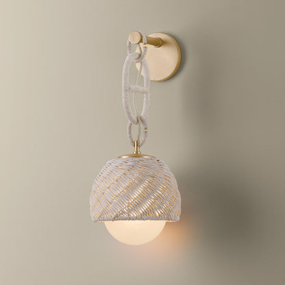 Corbett Piasu Wall Sconce Champagne Leaf