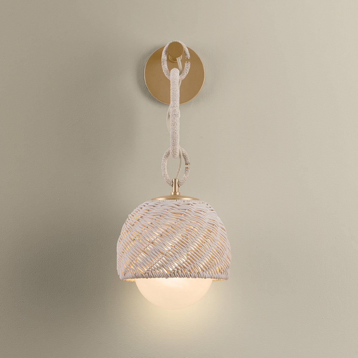 Corbett Piasu Wall Sconce Champagne Leaf