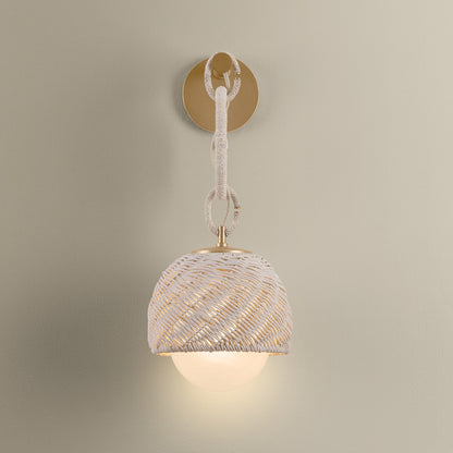 Corbett Piasu Wall Sconce Champagne Leaf