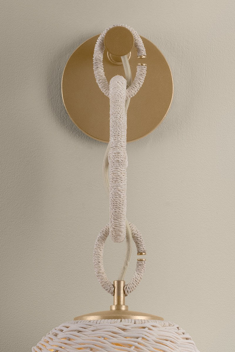 Corbett Piasu Wall Sconce Champagne Leaf