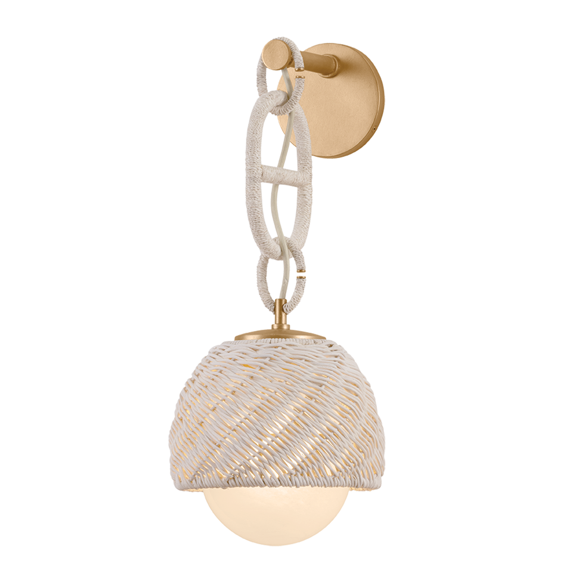 Corbett Piasu Wall Sconce Champagne Leaf