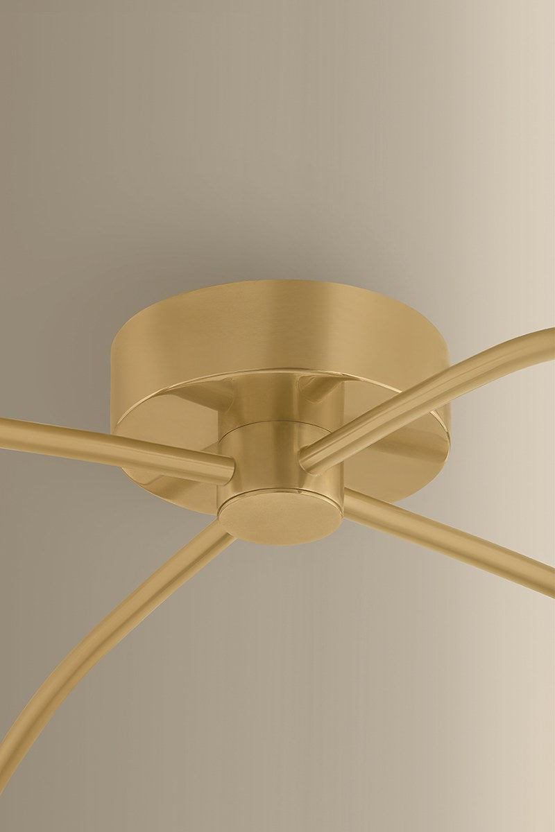 Corbett Positano 29.75" Chandelier Vintage Brass