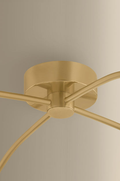 Corbett Positano 29.75" Chandelier Vintage Brass