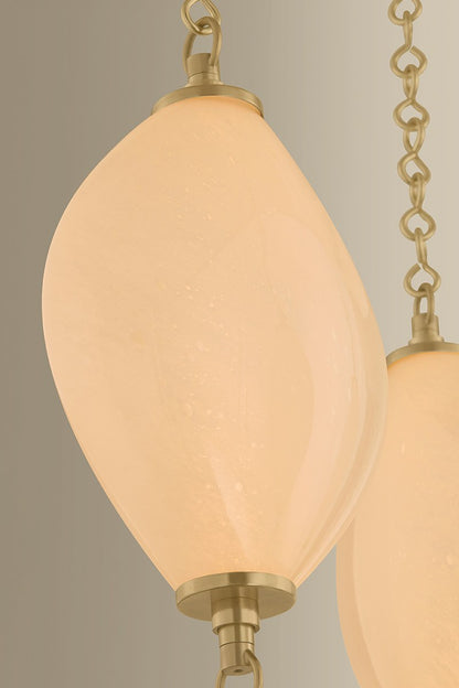 Corbett Positano 29.75" Chandelier Vintage Brass