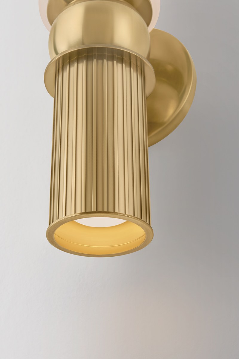 Corbett Ronda Wall Sconce Vintage Brass